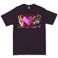 Plum peace love makeup Premium Tee - RacoonDesign