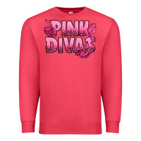Cardinal Pink Divas Breast Cancer Premium Sweatshirt - NancyCooperArtShop