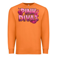 Carrot Pink Divas Breast Cancer Premium Sweatshirt - NancyCooperArtShop