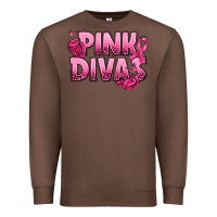 Chestnut Pink Divas Breast Cancer Premium Sweatshirt - NancyCooperArtShop