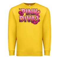 Lemon Pink Divas Breast Cancer Premium Sweatshirt - NancyCooperArtShop