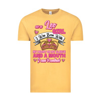 Vintage Mustard As A Leo Girl I Was Born With My Heart On My Sleeve And A Mouth Vintage Tee - Jasminsmagicworld