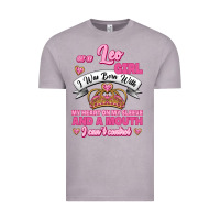 Vintage Zinc As A Leo Girl I Was Born With My Heart On My Sleeve And A Mouth Vintage Tee - Jasminsmagicworld
