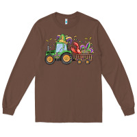Chestnut mardi gras tractor Long Sleeve Tee - MaliasSmallBusiness
