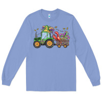 Colony Blue mardi gras tractor Long Sleeve Tee - MaliasSmallBusiness