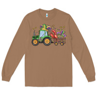 Toasted Coconut mardi gras tractor Long Sleeve Tee - MaliasSmallBusiness