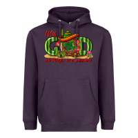 Plum With God All Things Are Possible Mexico Heavyweight Hoodie - texasbilliewilder