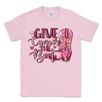 Bubblegum Pink give cancer the boot Classic Tee - MaliasSmallBusiness