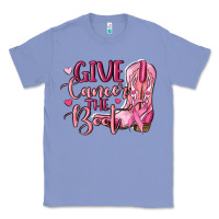 Colony Blue give cancer the boot Classic Tee - MaliasSmallBusiness