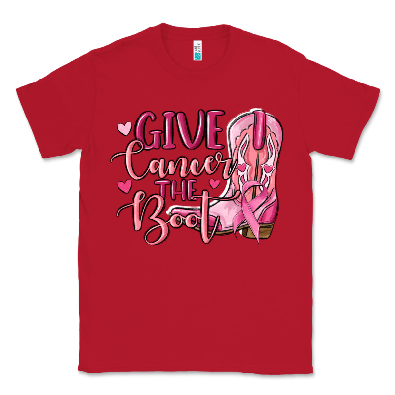 Give Cancer The Boot Classic Tee by MaliasSmallBusiness | Teevron