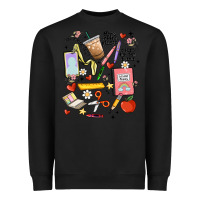 Black can't talk right now doing teacher stuff Heavyweight Sweatshirt - MaliasSmallBusiness