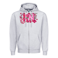 Heather Grey rn breast cancer registered nurse Zipper Hoodie - LillyAllenDesigns