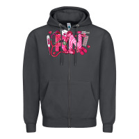 Smoke rn breast cancer registered nurse Zipper Hoodie - LillyAllenDesigns