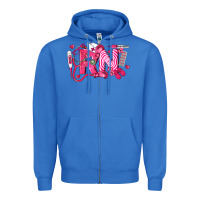 True Royal rn breast cancer registered nurse Zipper Hoodie - LillyAllenDesigns
