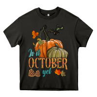 Asphalt is it october yet Heavy Core Tee - HRA Design Shop