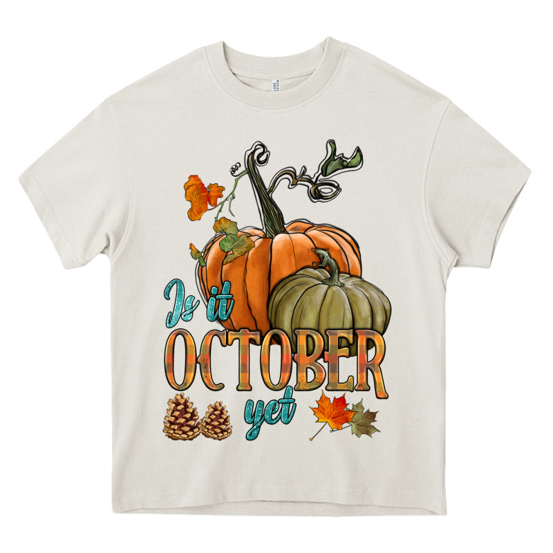 Is It October Yet Heavy Core Tee by HRA Design Shop | Teevron