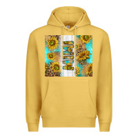 Antique Gold western mother's day mimi with turquoise and sunflowers and leopard tu Premium Hoodie - TumblerDesignByShophia