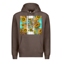 Coffee western mother's day mimi with turquoise and sunflowers and leopard tu Premium Hoodie - TumblerDesignByShophia