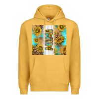 Mustard western mother's day mimi with turquoise and sunflowers and leopard tu Premium Hoodie - TumblerDesignByShophia
