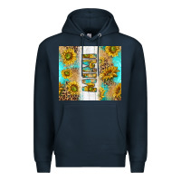 Navy western mother's day mimi with turquoise and sunflowers and leopard tu Premium Hoodie - TumblerDesignByShophia