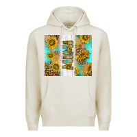 Oatmeal Heather western mother's day mimi with turquoise and sunflowers and leopard tu Premium Hoodie - TumblerDesignByShophia