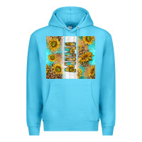 Ocean Blue western mother's day mimi with turquoise and sunflowers and leopard tu Premium Hoodie - TumblerDesignByShophia