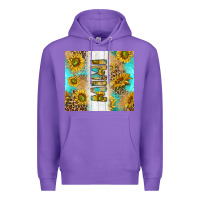 Purple western mother's day mimi with turquoise and sunflowers and leopard tu Premium Hoodie - TumblerDesignByShophia