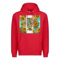Red western mother's day mimi with turquoise and sunflowers and leopard tu Premium Hoodie - TumblerDesignByShophia