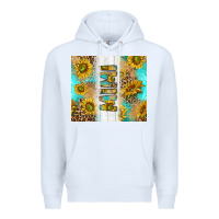 White western mother's day mimi with turquoise and sunflowers and leopard tu Premium Hoodie - TumblerDesignByShophia