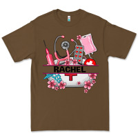 Cacao costom name nurse hat and elements Premium Tee - AdoDesignShop