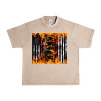 French Oak Western Firefighter Dad Urban Heavy Tee - LillyAllenDesigns