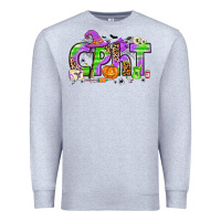 Heather Grey Halloween CPHT Pharmacy Technician Premium Sweatshirt - texasbilliewilder