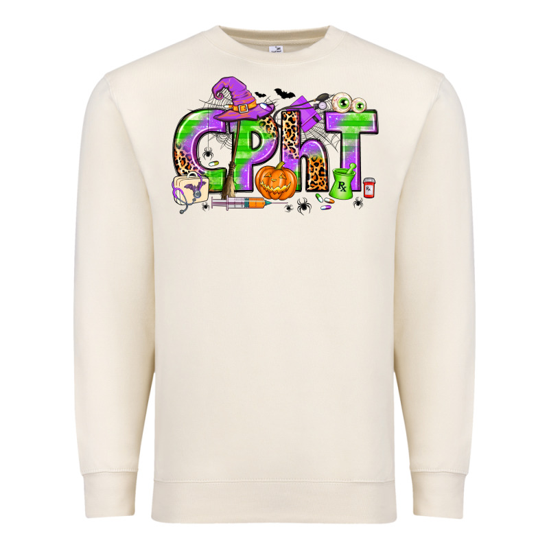 Halloween Cpht Pharmacy Technician Premium Sweatshirt by texasbilliewilder | Teevron