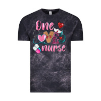 Cloud Black one loved nurse Vintage Tee - BarkalooDesign