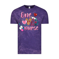 Cloud Purple one loved nurse Vintage Tee - BarkalooDesign