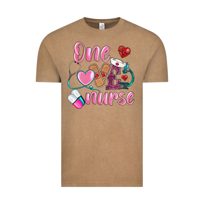 One Loved Nurse Vintage Tee by BarkalooDesign | Teevron