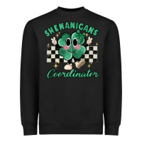 Black shenanigans coordinator Heavyweight Sweatshirt - MaliasSmallBusiness