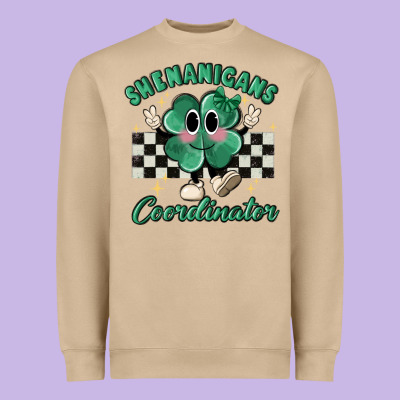 Shenanigans Coordinator Heavyweight Sweatshirt Designed By Maliassmallbusiness