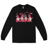 Black love gnomes valentine's day Long Sleeve Tee - MaliasSmallBusiness