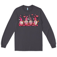 Smoke love gnomes valentine's day Long Sleeve Tee - MaliasSmallBusiness