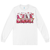 White love gnomes valentine's day Long Sleeve Tee - MaliasSmallBusiness