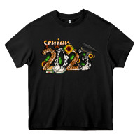 Black senior 2023 Heavy Core Tee - CowhideDigitalArt