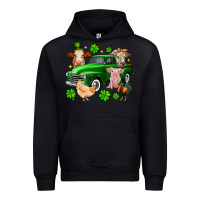 Black St. Patrick's farm animal truck Urban Hoodie - OliviaCreatesArt