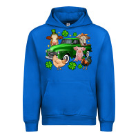 Cobalt St. Patrick's farm animal truck Urban Hoodie - OliviaCreatesArt