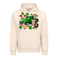 Sandshell St. Patrick's farm animal truck Urban Hoodie - OliviaCreatesArt