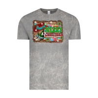 Cloud Rock merry christmas western boots Vintage Tee - AdoDesignShop