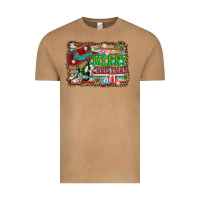Vintage Camel merry christmas western boots Vintage Tee - AdoDesignShop