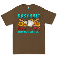 Cacao baseball makes me happy you, not so much Premium Tee - HRA Design Shop