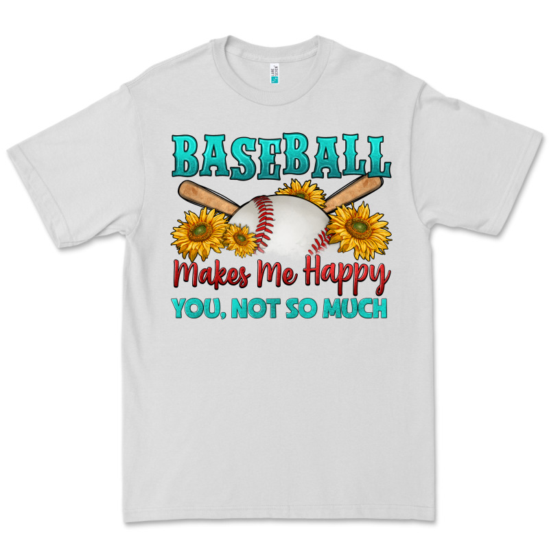 Baseball Makes Me Happy You, Not So Much Premium Tee by HRA Design Shop | Teevron