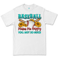 White baseball makes me happy you, not so much Premium Tee - HRA Design Shop